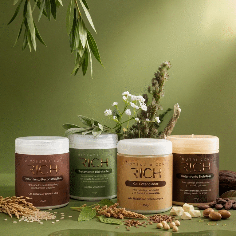 3. Kit Nutrí, Hidratá, Potencia y Reconstrui con Rich